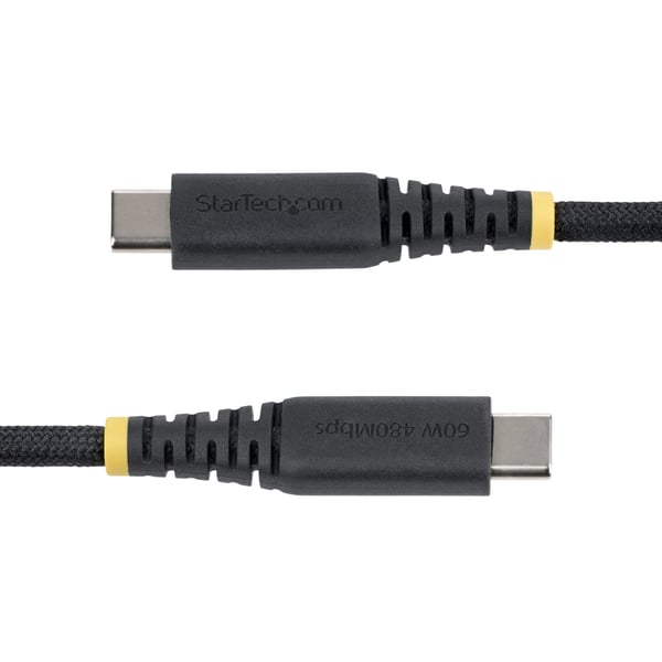 StarTech.com USB2CC1MNCBR USB-kabel USB 2.0 1 m USB C 0,48 Gbit/sek. 60 W Sort