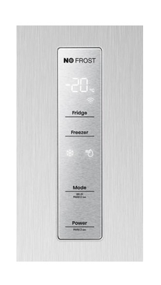 Hisense RF632N4WIE1 side-by-side køle-fryseskab Fritstående 485 L Rustfrit stål