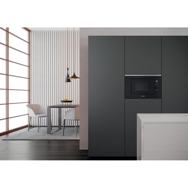 Whirlpool WMF201G Svart, Rostfritt stål Grillmikrovågsugn Inbyggd 20 l 800 W