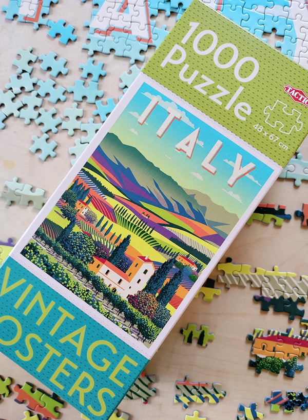 Tactic Vintage Italy 1000 pcs Puslespil 1000 stk By