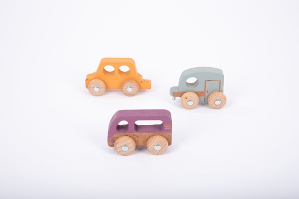 Tickit Rainbow Wooden Adventure Vehicles