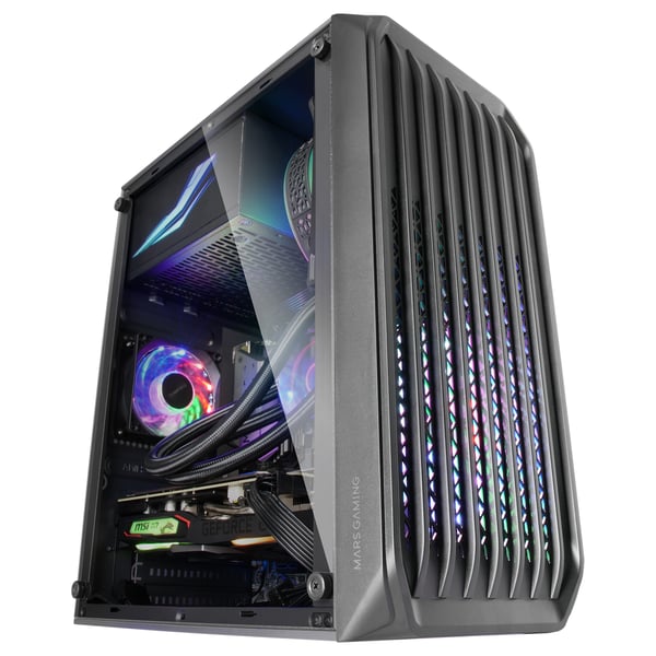 Mars Gaming MCS2 tietokonekotelo Mini Tower Musta