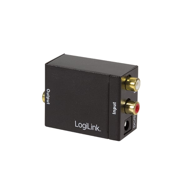 LogiLink CA0102 äänimuunnin Musta
