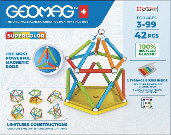 Geomag Super Color Recycled Neodymmagnetleksak