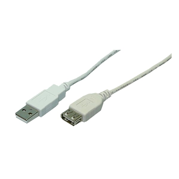 LogiLink CU0010 USB-kabel USB 2.0 2 m USB A 0,48 Gbit/sek. 2,5 W Sort