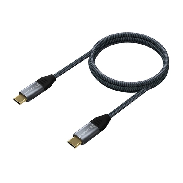 AISENS A107-0634 USB-kabel USB4 Gen 2x2 2 m USB C 20 Gbit/sek. 100 W Grå