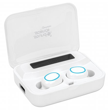 Manhattan 180399 hörlur och headset Trådlös I öra Samtal/musik Bluetooth Vit