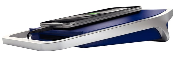 Leitz 65120069 oplader til mobil enhed Smartphone, Tablet Blå, Sølv Vekselstrøm Indendørs
