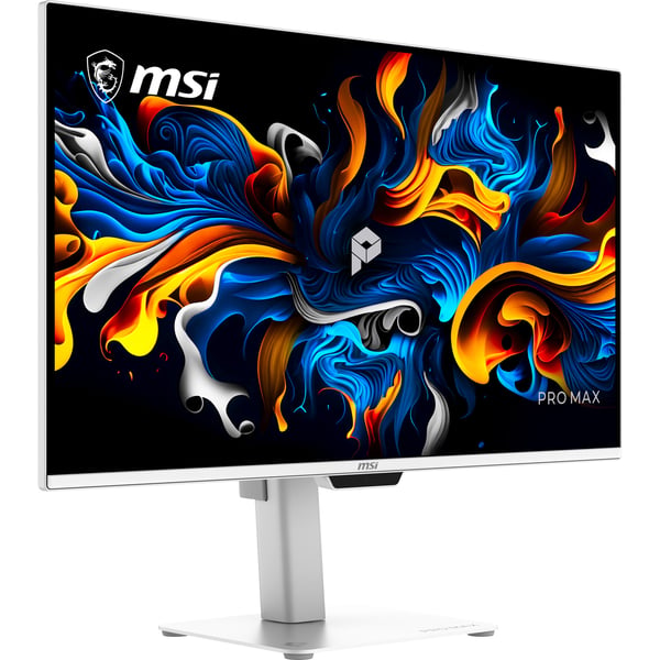MSI Pro MAX 271UPXW12G tietokoneen litteä näyttö 67,3 cm (26.5") 3840 x 2160 pikseliä UltraWide Full HD QD-OLED Valkoinen