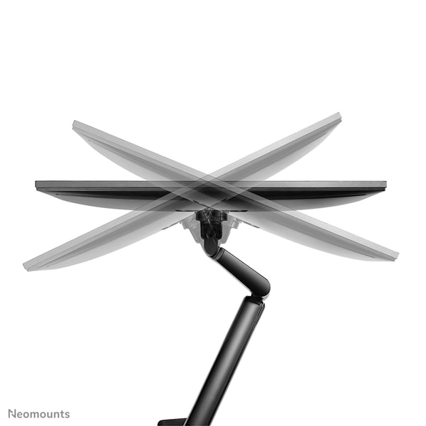 Neomounts DS70-810BL2 monitorin kiinnike ja jalusta 81,3 cm (32") Vastaanotto Musta