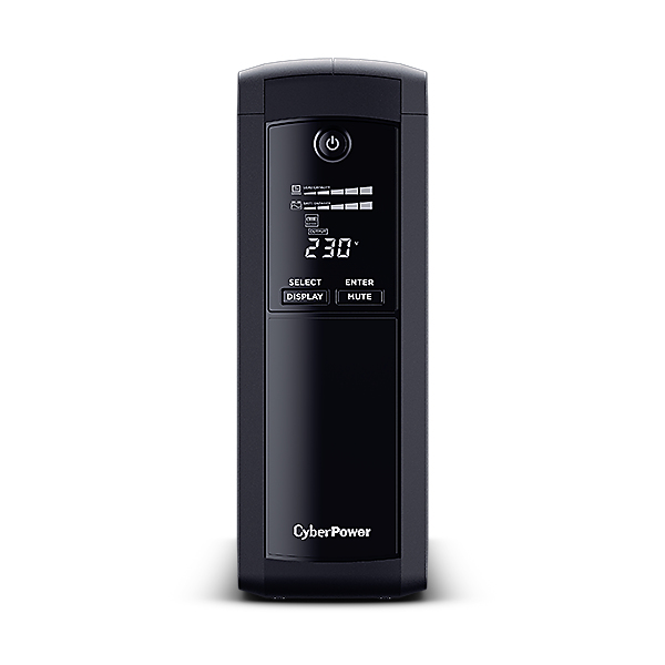 CyberPower VP1600EILCD UPS-enhed Interaktivt indgangsstik 1,6 kVA 960 W 8 AC stikkontakt(er)