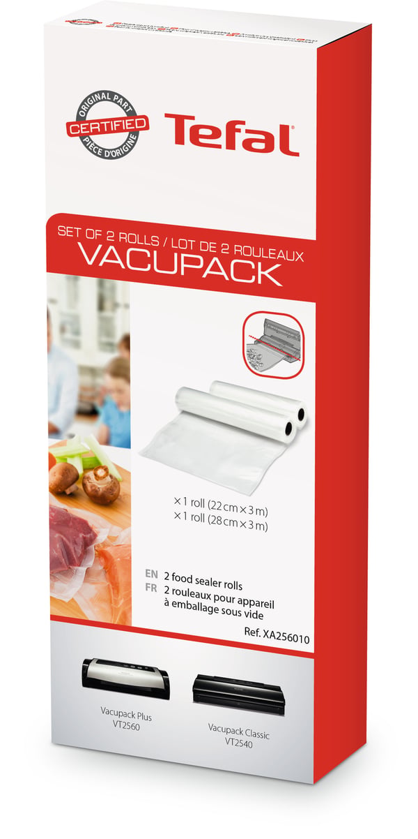 Tefal XA256010 tyhjiöpakkauslaitteen lisävaruste Vakuumipussirulla