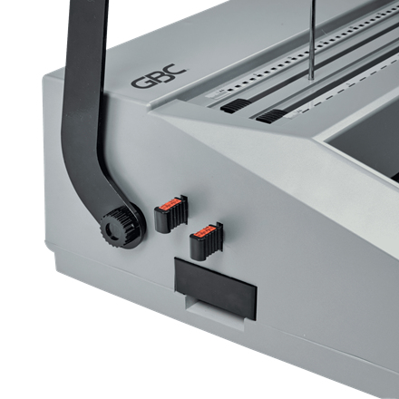 GBC MB20 MultiBind Heavy Duty Comb og Wire indbindingsmaskine, kapacitet 270 A4-ark