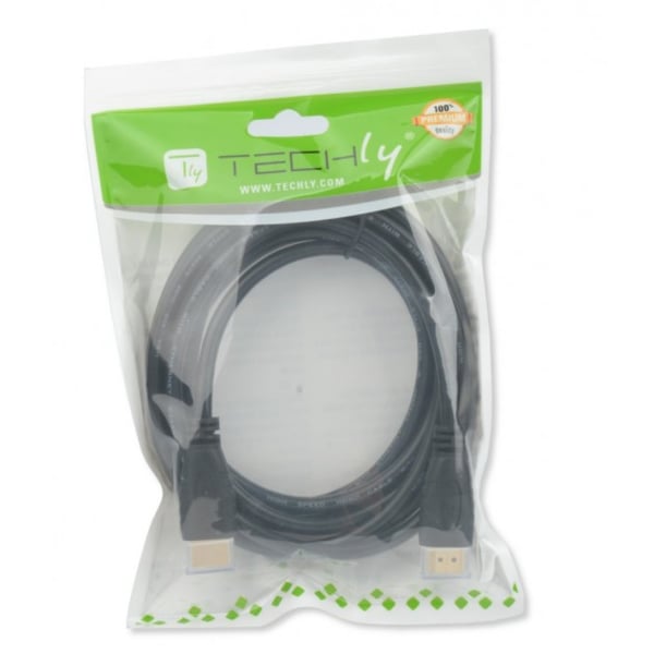 Kabel Techly HDMI 2.1 Ultra High Speed 8K*60Hz 48Gbps 2m, sort