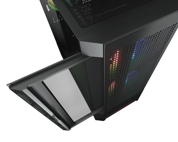 COUGAR Airface RGB CGR-5ZD1B-AIR-RGB Midi Tower Sort