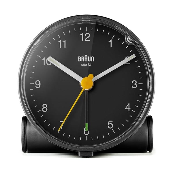 Braun BC01B Quartz-väckarklocka Svart