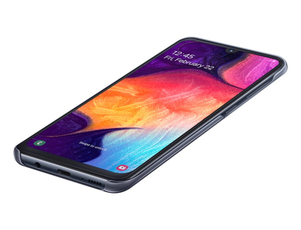 Samsung EF-AA505 mobiltelefon etui 16,3 cm (6.4") Cover Sort, Transparent