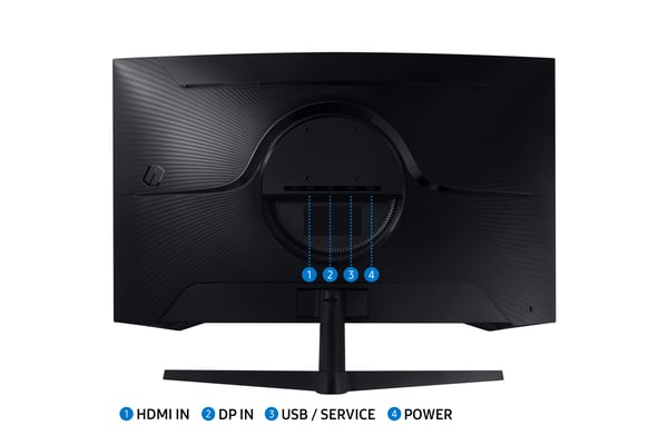 Samsung S32CG552EU platta pc-skärmar 81,3 cm (32") 2560 x 1440 pixlar Quad HD LED Svart
