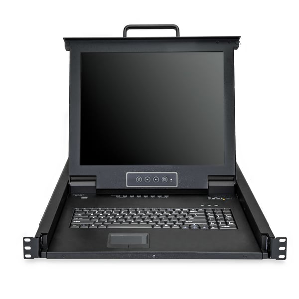 StarTech.com RKCONS1708K rack 43,2 cm (17") 1280 x 1024 pixlar Stål Svart 1U