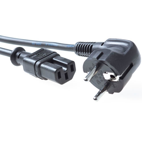 ACT AK5001 strömkablar Svart 1,5 m CEE7/7 C15 coupler