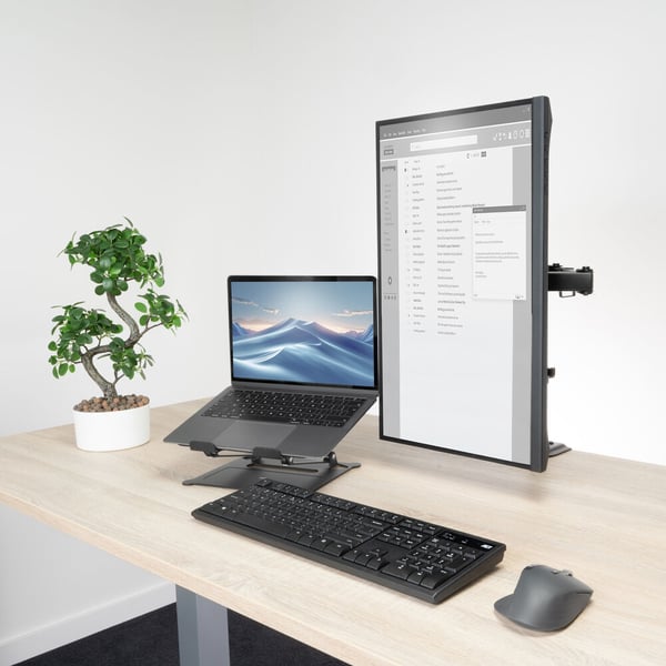 ACT AC8361 skærmbeslag og -stativer 86,4 cm (34") Skrivebord Sort