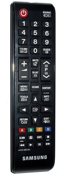 Samsung AA59-00818A fjärrkontroll IR trådlös TV Tryckknappar
