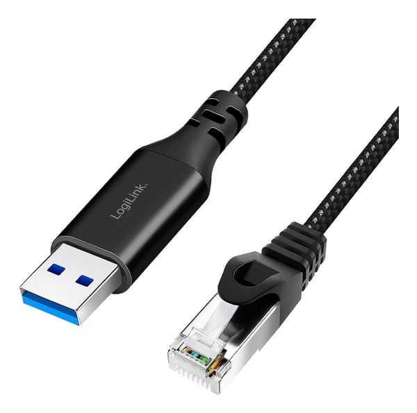 LogiLink CU0400 netværkskabel Sort 1 m Cat6 S/FTP (S-STP)