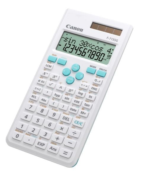 Canon F-715SG laskin Työpöytä Funktiolaskin Sininen, Valkoinen