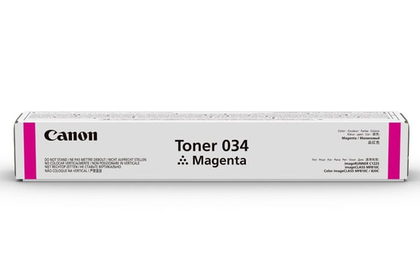 Canon 034 värikasetti 1 kpl Alkuperäinen Magenta