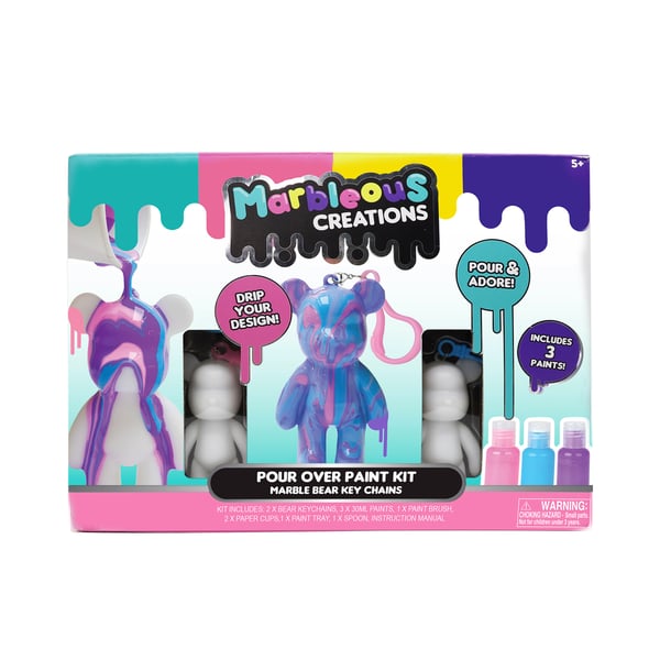 Gear2Play Marble Bear Sleutelhanger Gietverf set