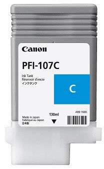 Canon PFI-107C mustekasetti 1 kpl Alkuperäinen Syaani