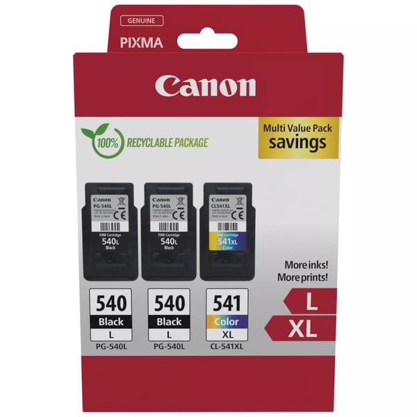 Canon 5224B017 mustekasetti 2 kpl Alkuperäinen Musta, Syaani, Magenta, Keltainen