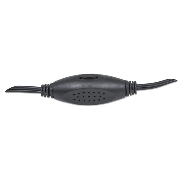 Manhattan 161435 högtalare Svart Kabel 6 W