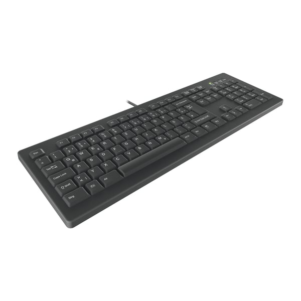 Contour Design Active Key AK-C8100 tastatur Medicinsk USB QWERTZ Tysk Sort