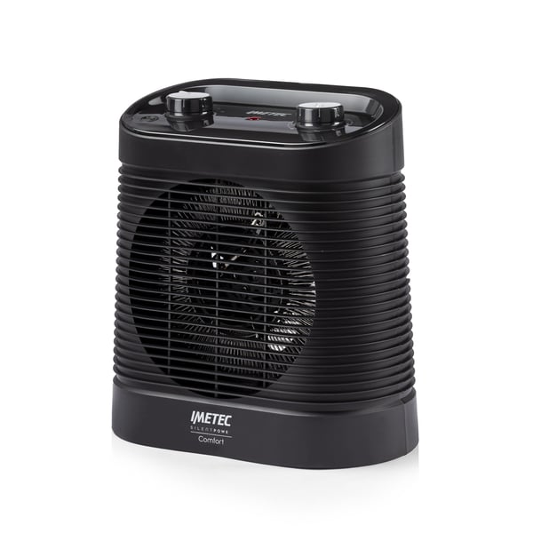 Imetec Silent Power Comfort inomhus Svart 2100 W Elektrisk värmefläkt