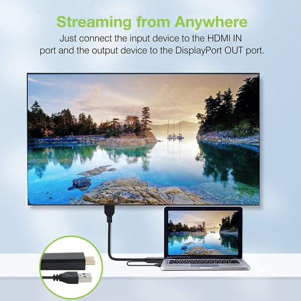 Techly ICOC HDMI-DP12A video omformer 4096 x 2160 pixel