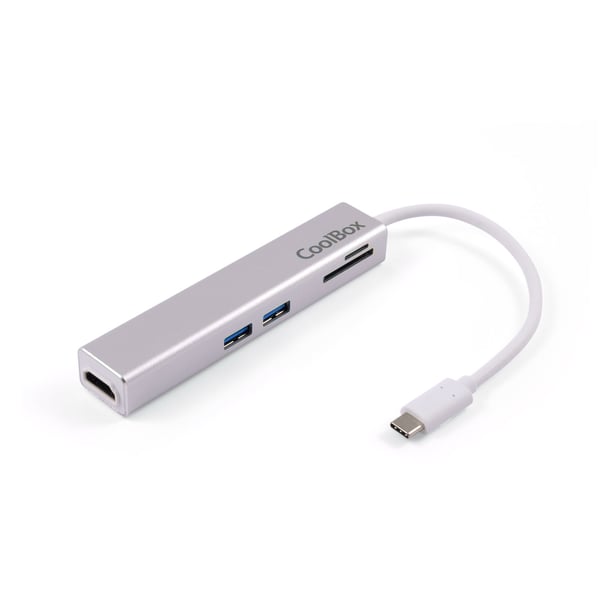 CoolBox miniDock USB-C Lite Kabel USB 3.2 Gen 1 (3.1 Gen 1) Type-C Vit