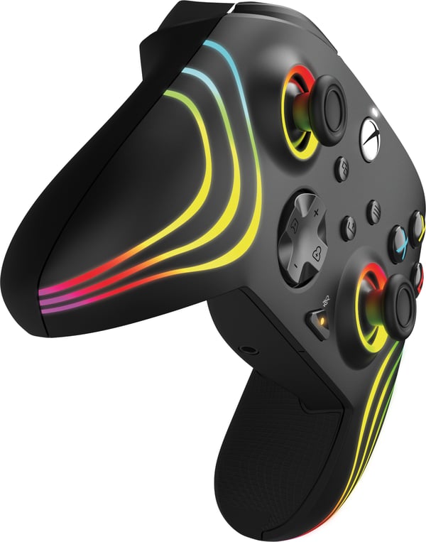 PDP Afterglow Wave Svart USB Spelplatta PC, Xbox One, Xbox Series S, Xbox Series X