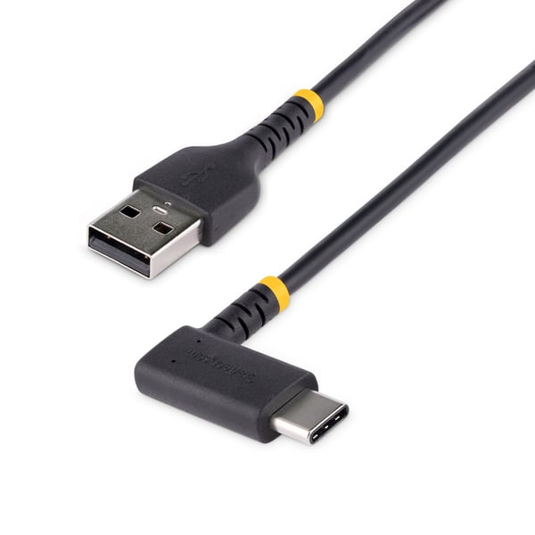 StarTech.com R2ACR-15C-USB-CABLE USB-kabel USB 2.0 0,15 m USB A USB C 0,48 Gbit/sek. 60 W Sort