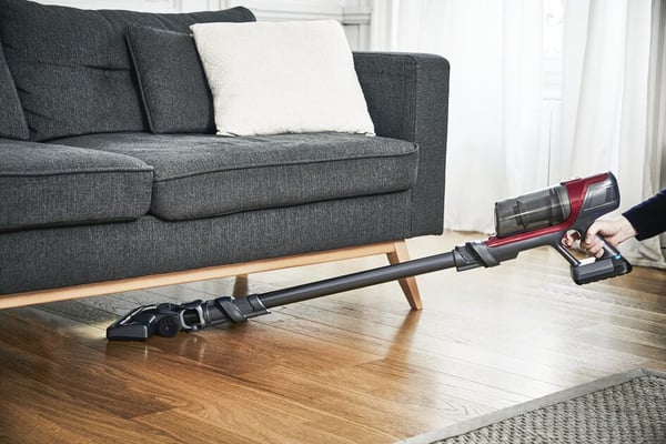 Rowenta RH6878 Skaftdammsugare, 2-i-1 Batteri Torr Cyklonisk Utan påse 0,55 l 100 W Röd, Grå