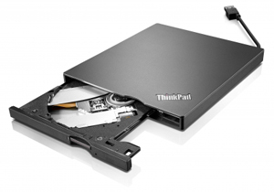 Lenovo ThinkPad UltraSlim USB DVD Burner optisk diskdrev DVD±RW Sort