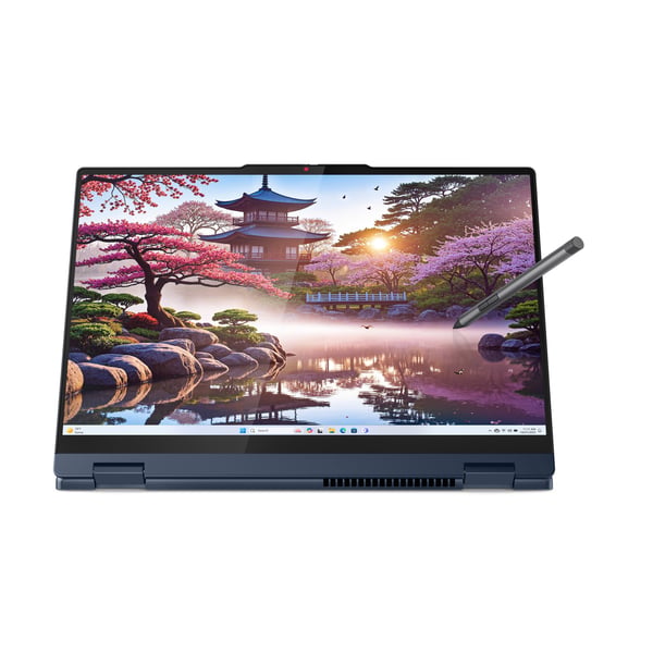 Lenovo IdeaPad 5 2-in-1 16AKP10 Copilot+ PC AMD Ryzen AI 5 340 Hybrid (2-i-1) 40,6 cm (16") Berøringsskærm WUXGA 16 GB LPDDR5x-SDRAM 512 GB SSD Wi-Fi 7 (802.11be) Windows 11 Home Tysk Blå