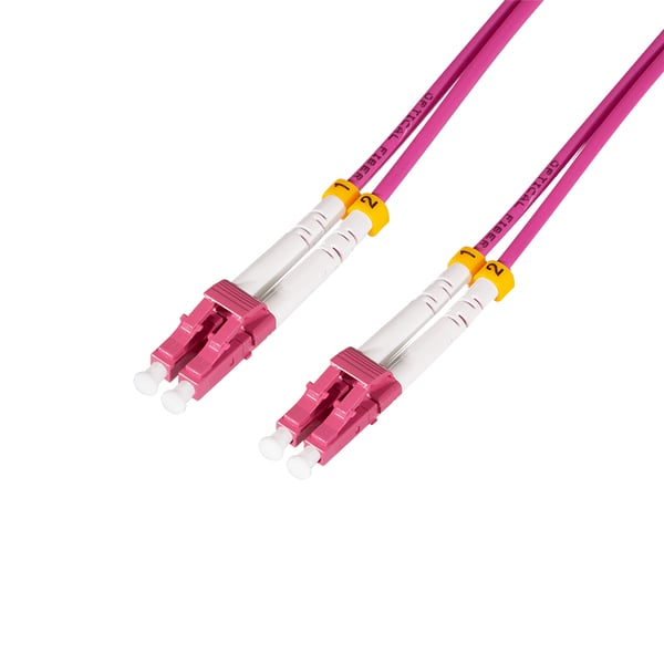 LogiLink FC4LC01 InfiniBand og fiberoptisk kabel 1 m 2x LC Lyserød