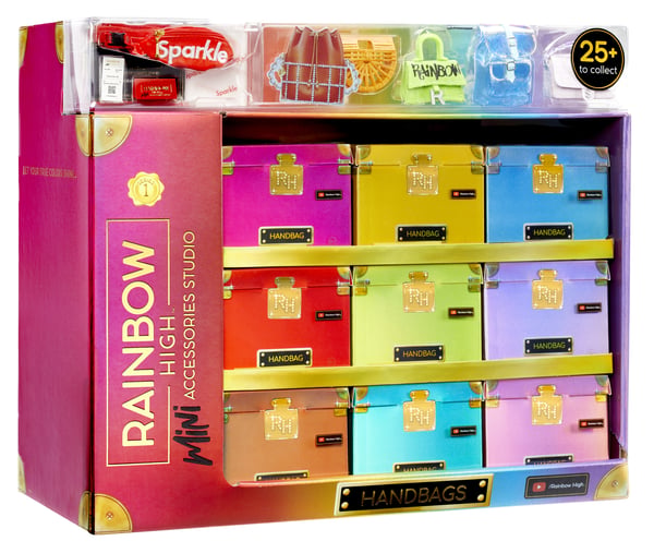 Rainbow High Accessories Studio Series 1, H Assortment in PDQ Dukketaske