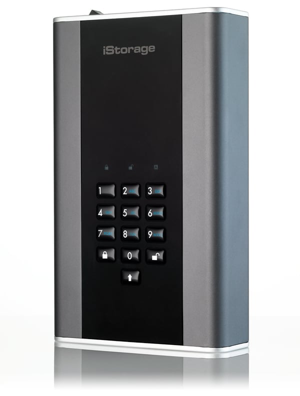 iStorage diskAshur DT 2 ulkoinen kovalevy 2 TB USB A-tyyppi 3.2 Gen 1 (3.1 Gen 1) Musta