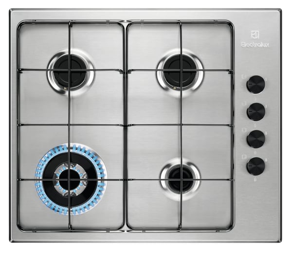 Electrolux EGS6414X Rustfrit stål Indbygget 60 cm Gaskomfur 4 zone(s)