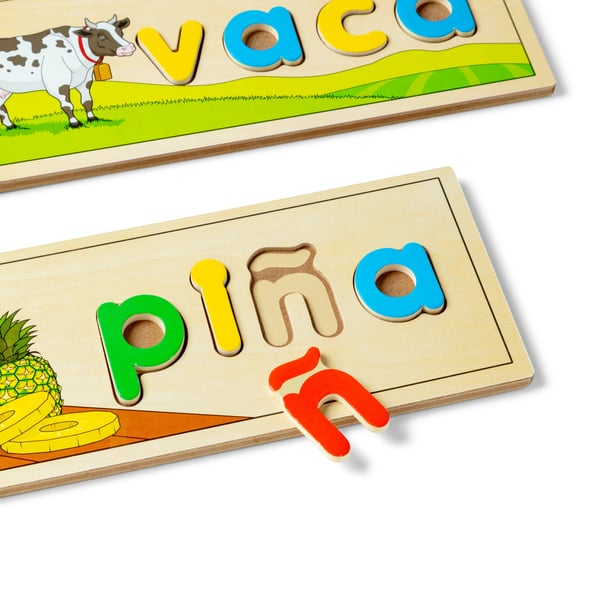 Melissa & Doug See & Spell Formpussel 64 styck Utbildning