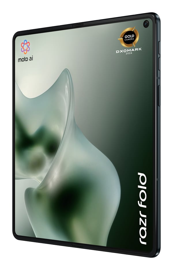 Motorola razr fold 20,6 cm (8.09") Kaksois-SIM Android 16.0 5G USB Type-C 16 GB 512 GB 6000 mAh Musta