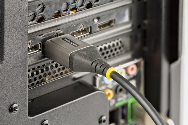 StarTech.com DP14VMM4M DisplayPort kabel 4 m Grå, Sort
