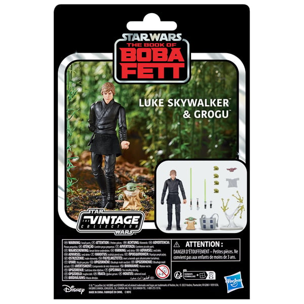 Star Wars The Book of Boba Fett Luke Skywalker & Grogu figurer 9,5 cm